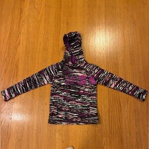 Under Armour Kids Purple and Pink Hoodie
